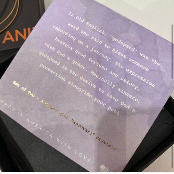 Alex and Ani Godspeed Art Infusion Crescent Moon, Feathers and Beads Bangle Set - Picture 11 of 16